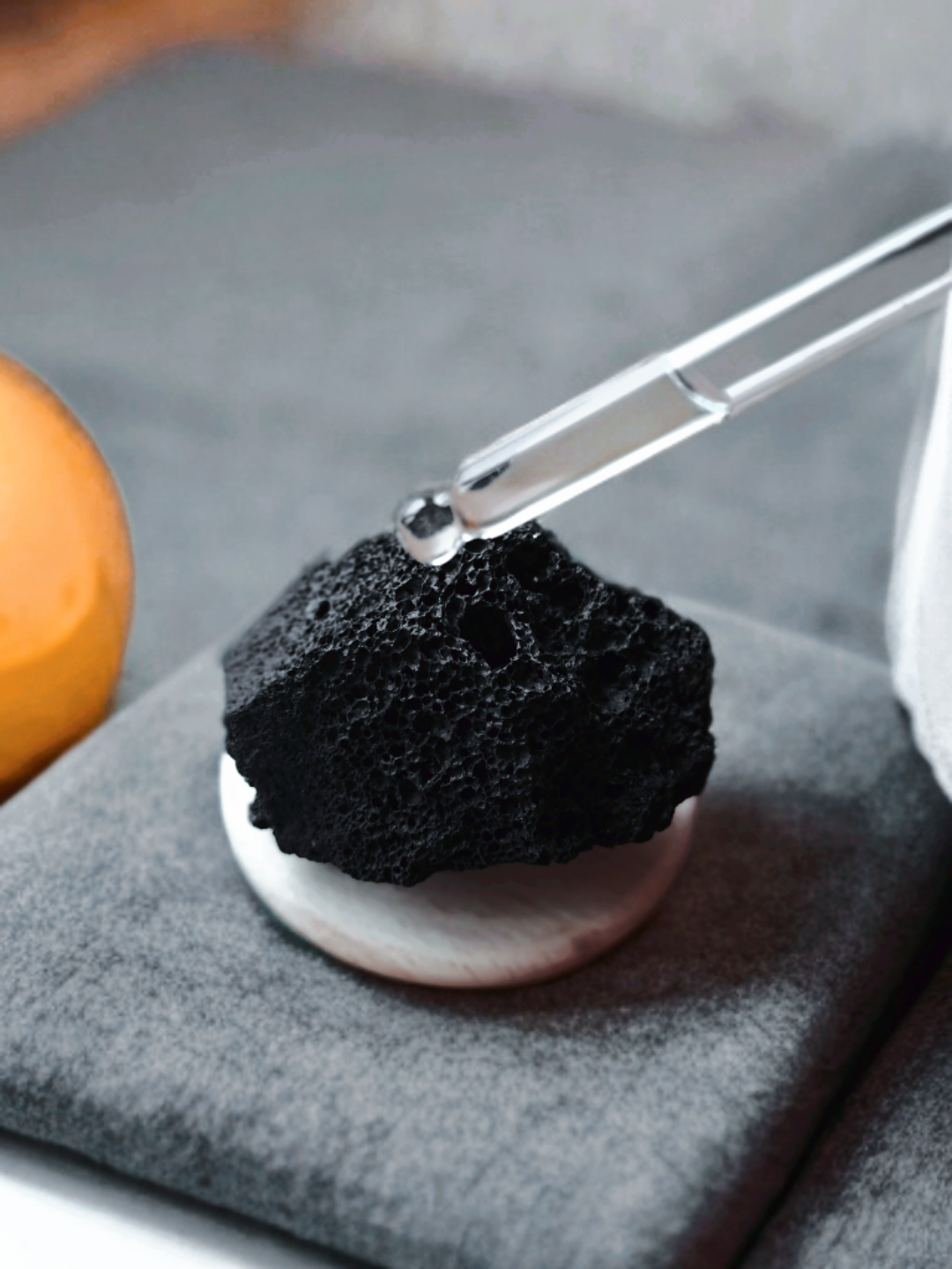 Mineral Diffuser - Volcanic Stones with Wood Base