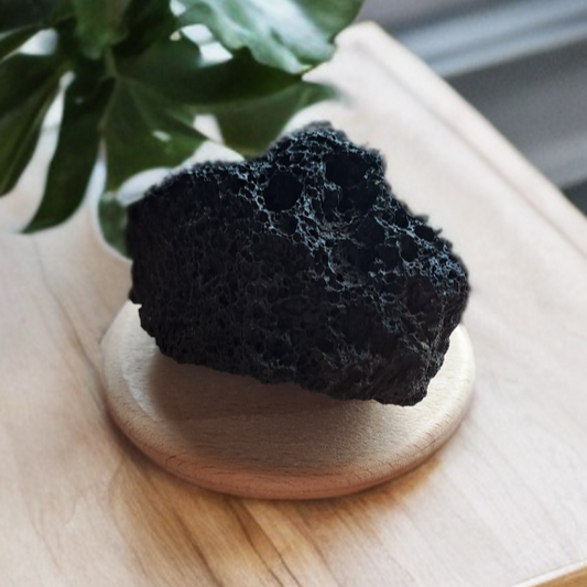Mineral Diffuser - Volcanic Stones with Wood Base